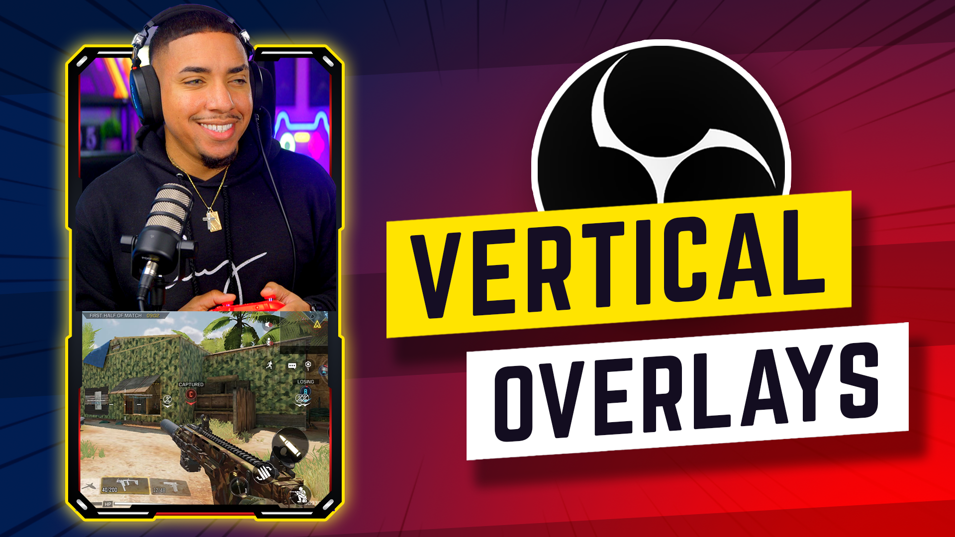 How to Setup Vertical Overlays in OBS Studio