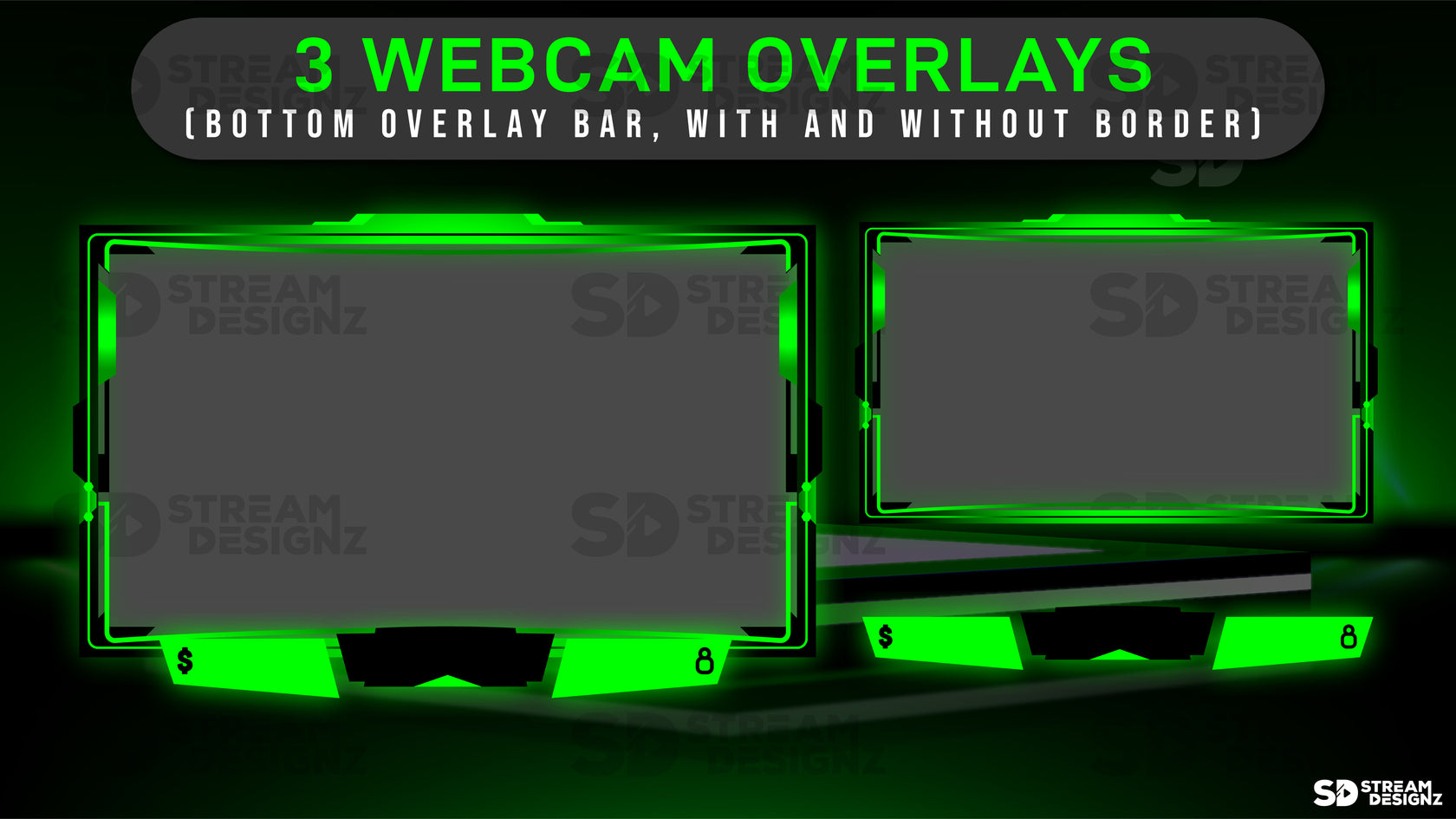 Animated Stream Overlay Package - Vortex | Stream Designz