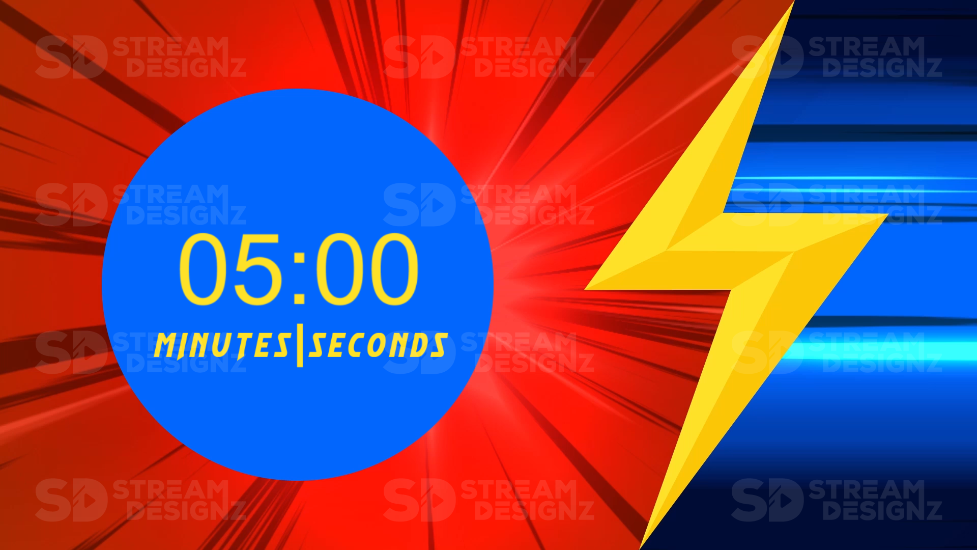 5 minute countdown timer flash thumbnail stream designz