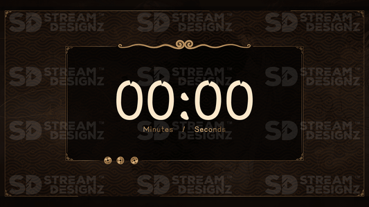 5 minute count up timer thumbnail eternal stream designz