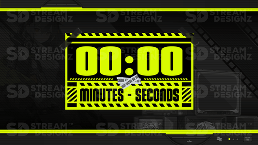 5 minute count up timer thumbnail zen zone stream designz