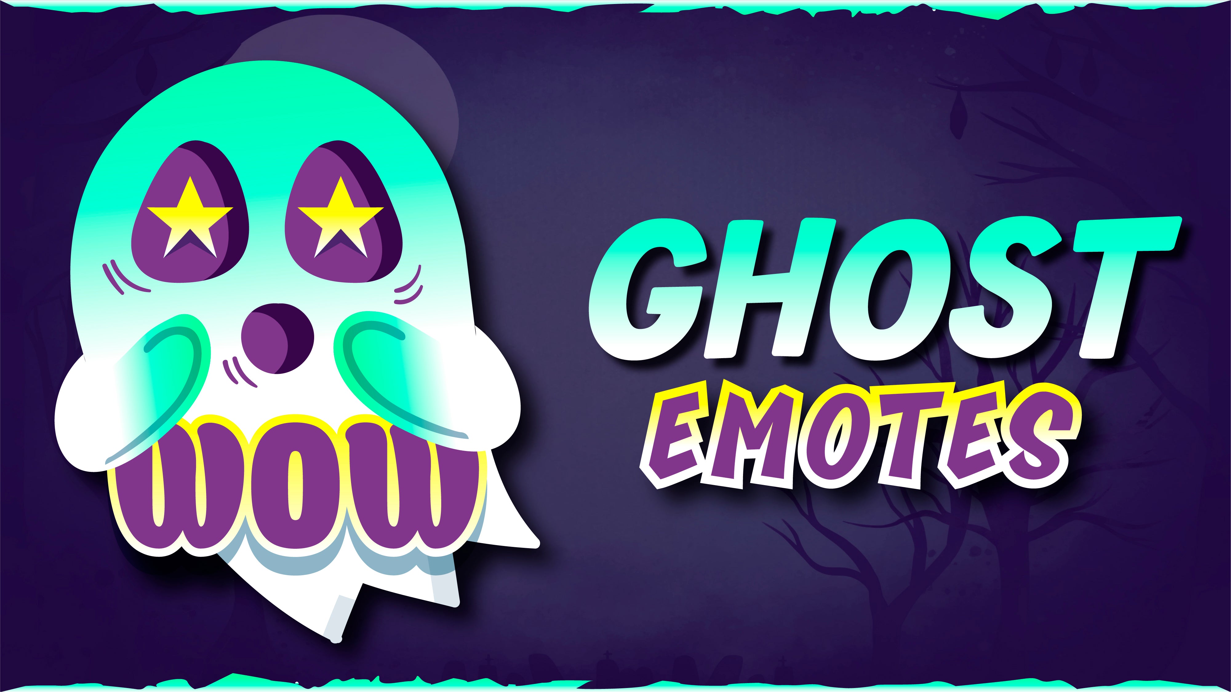 Twitch Sub Emote - 8 Pack - Ghost – Stream Designz