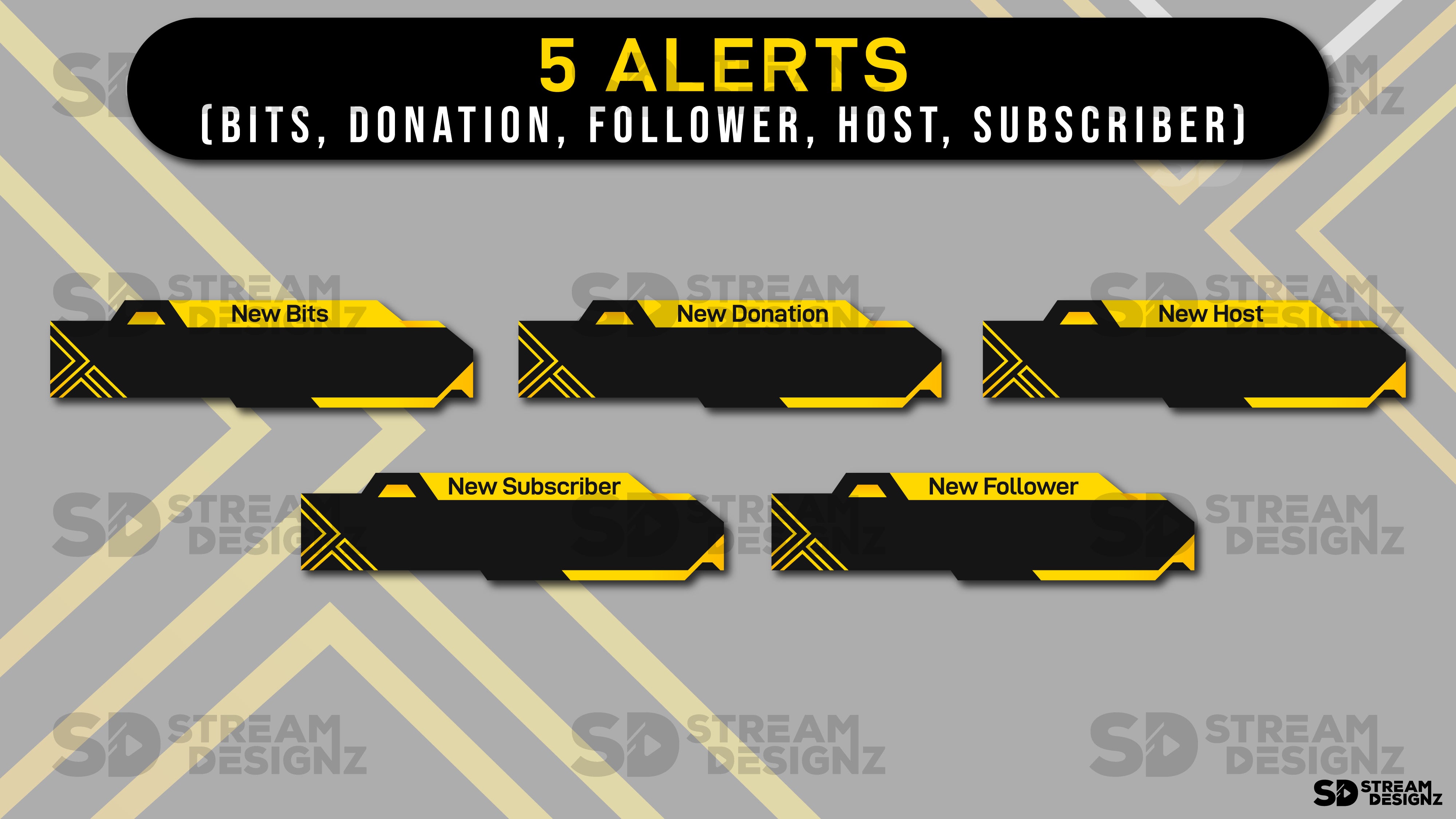 Stream Overlay Package - "Lux" - Stream Designz