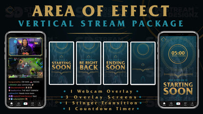 vertical stream overlay package feature image area of effect stream designz