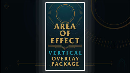 vertical stream overlay package thumbnail area of effect stream designz