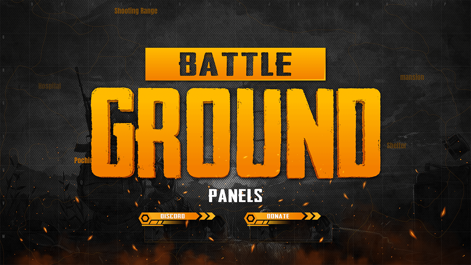 Twitch panels thumbnail battleground stream designz