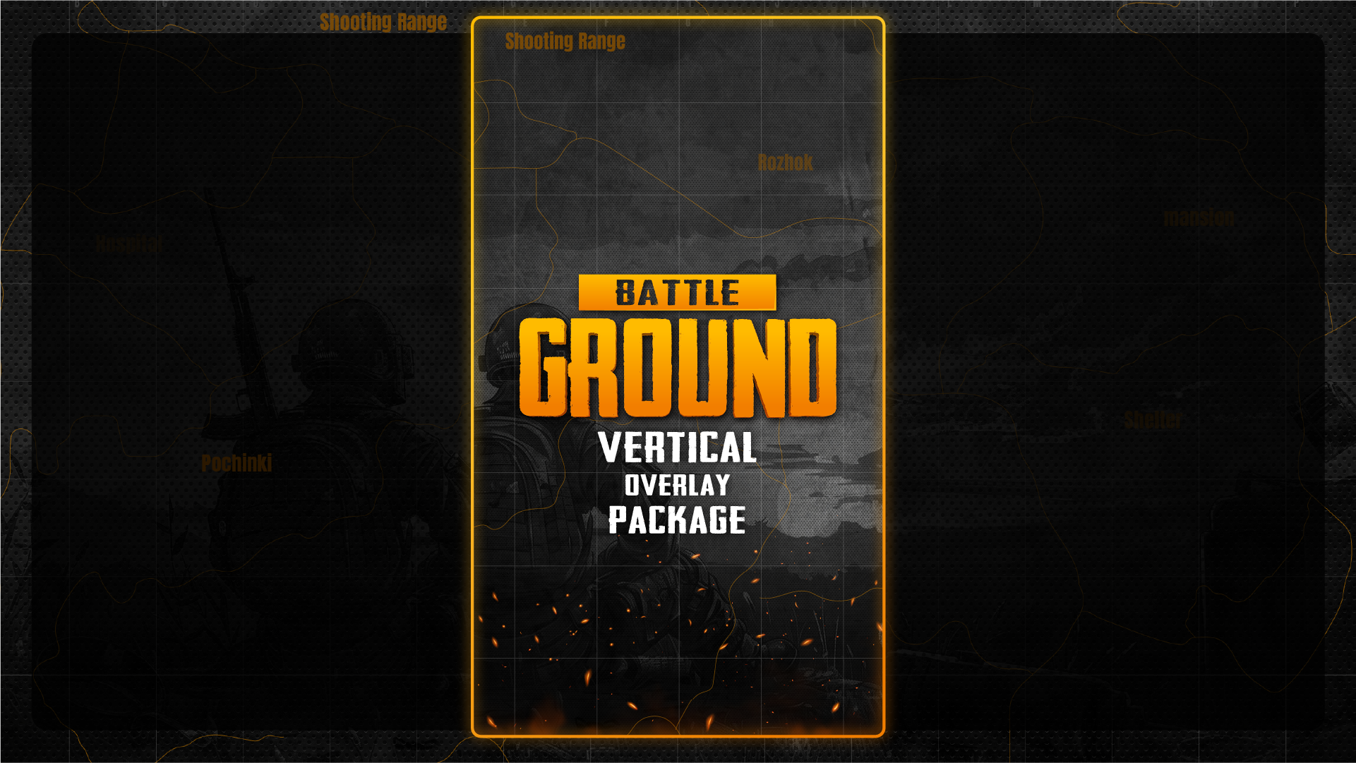 vertical stream overlay package thumbnail battleground stream designz