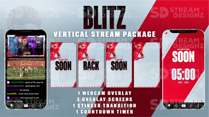 vertical stream overlay package feature image blitz stream designz