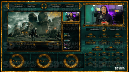 animated stream overlay package feature image eldenlord stream designz