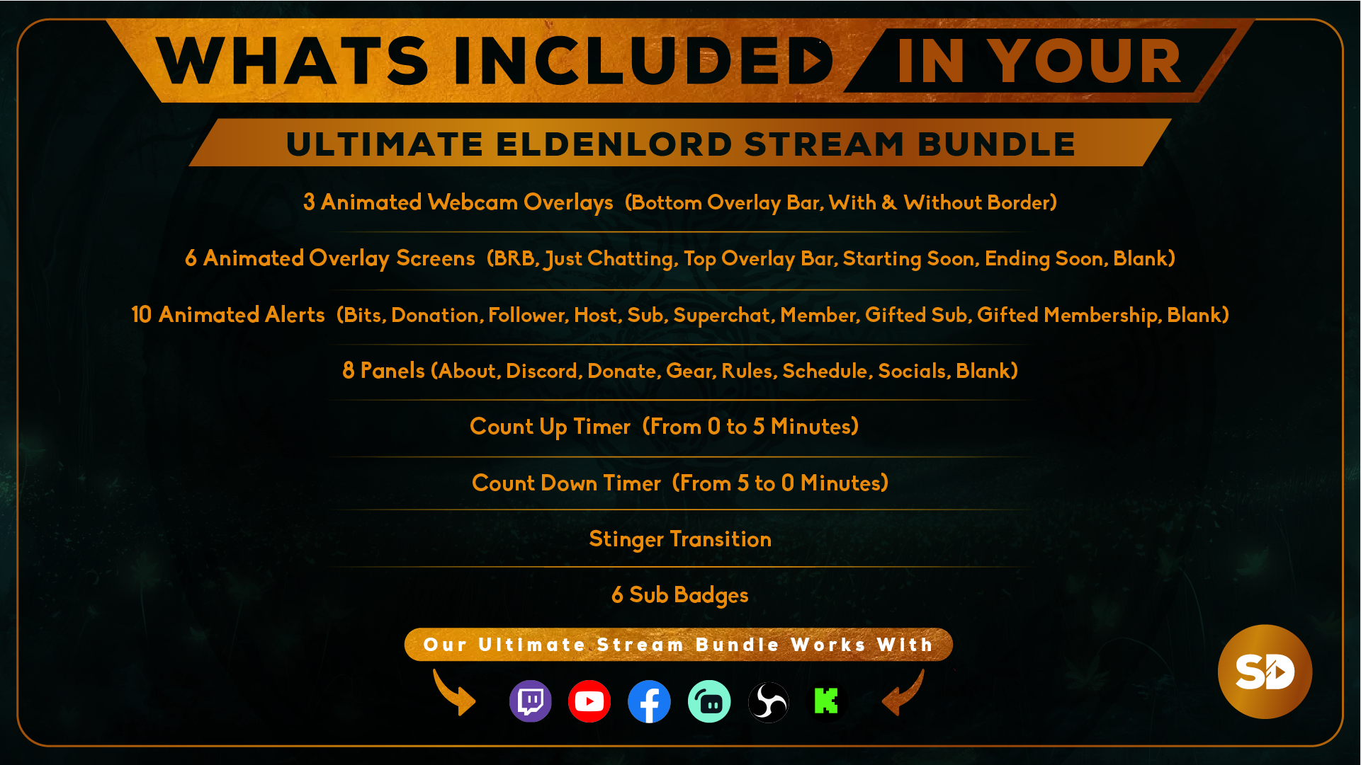 the ultimate stream bundle whats included in your package thumbnail eldenlord stream designz