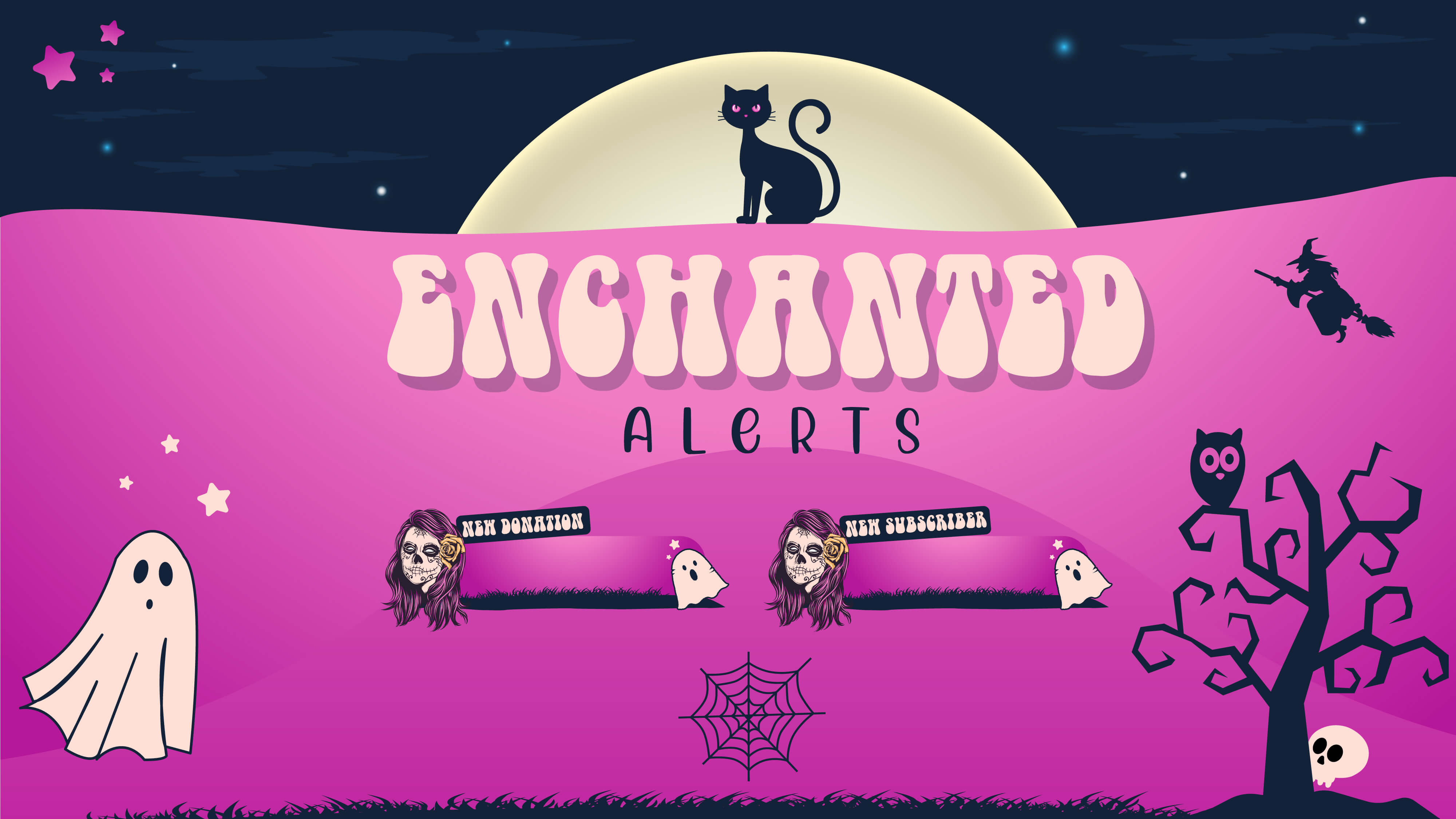 animated stream alerts enchanted thumbnail stream designz