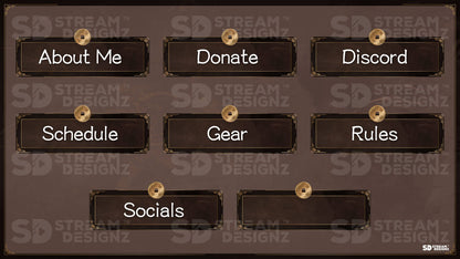 Twitch panels panels preview eternal stream designz