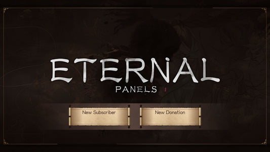 Twitch panels thumbnail eternal stream designz