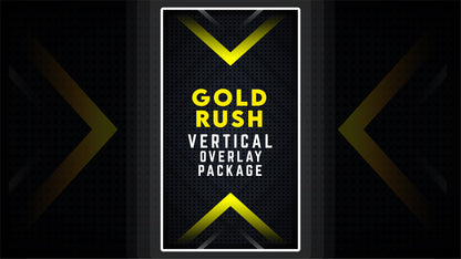 vertical stream overlay package thumbnail gold rush stream designz