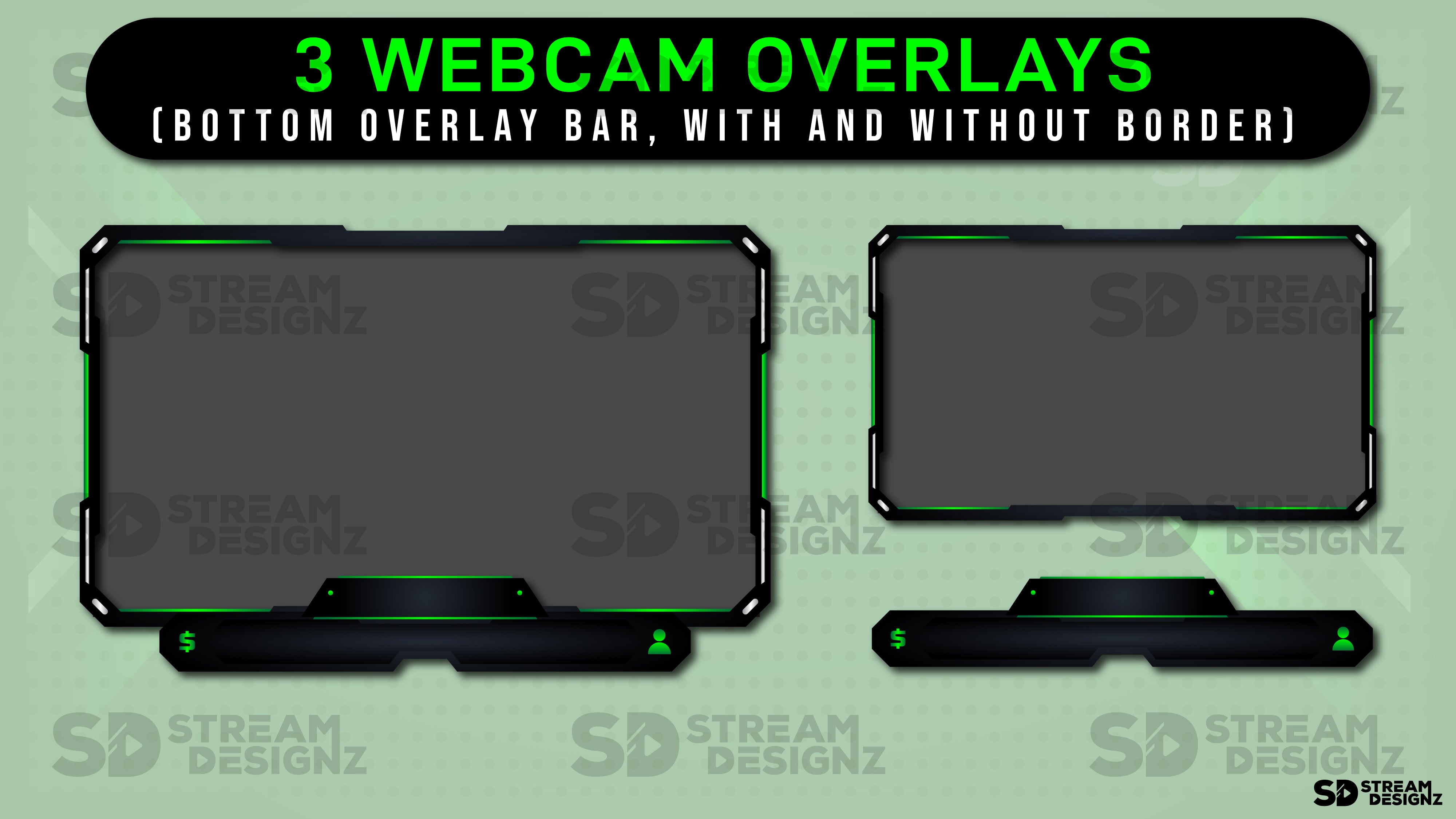 Animated Stream Overlay Package - Green Arrow | Stream Designz