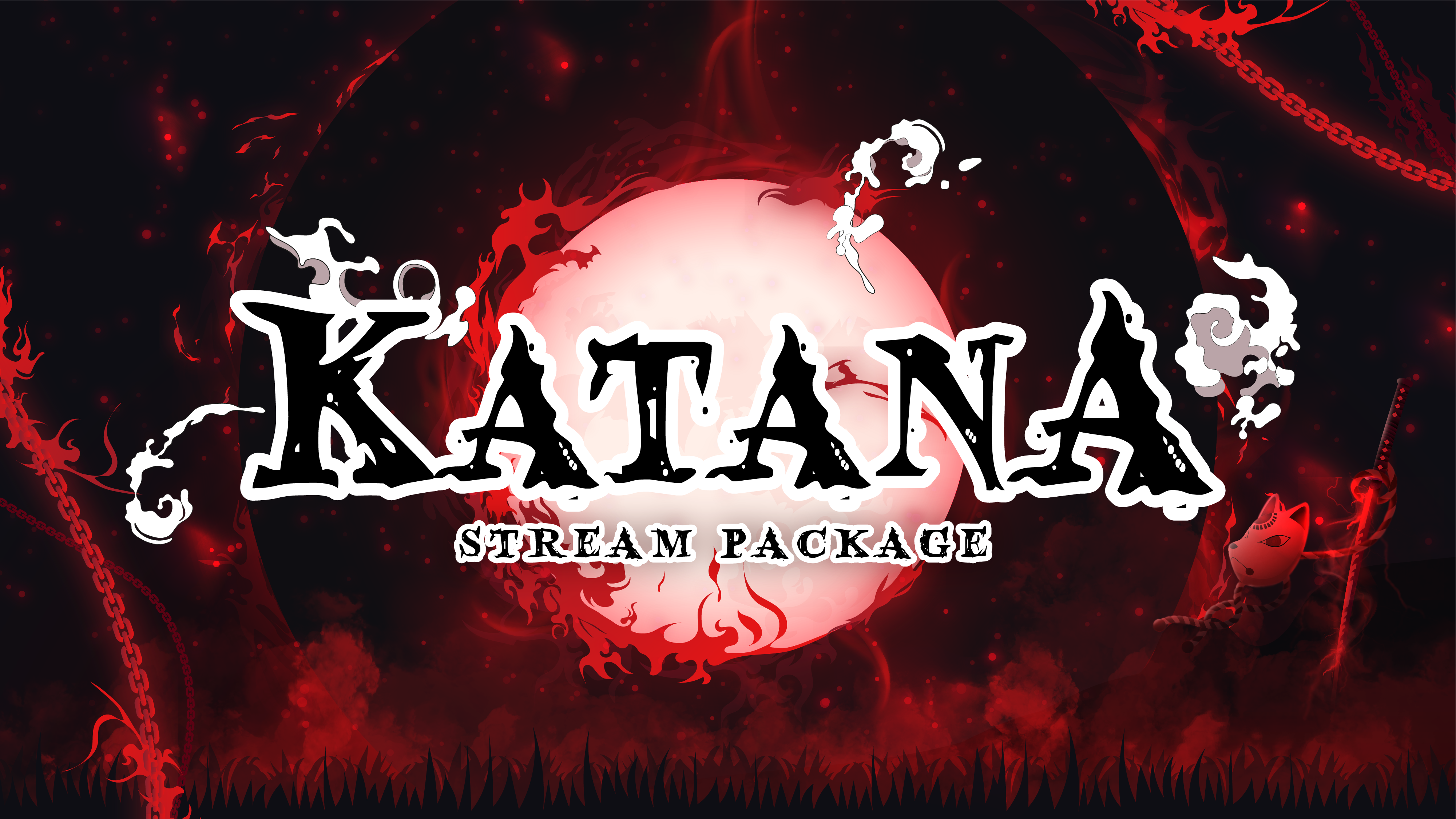 static stream overlay package thumbnail katana stream designz