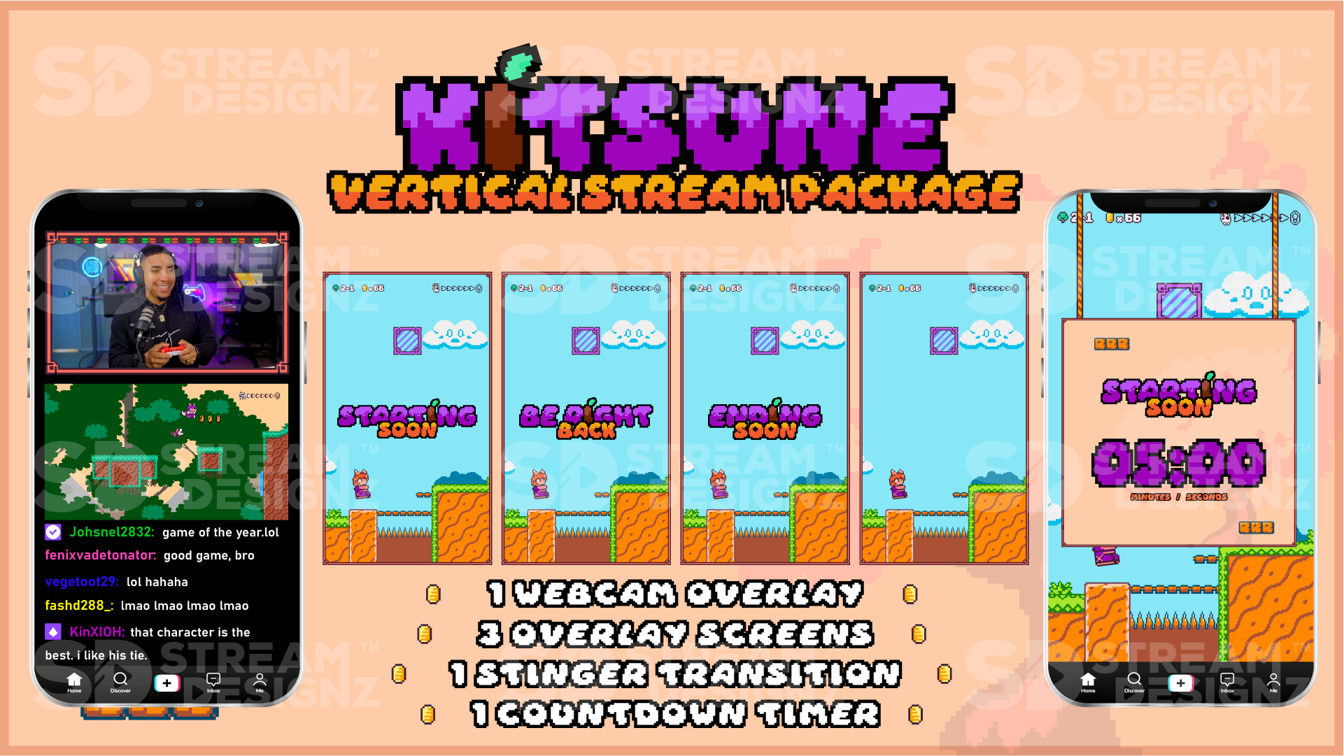 vertical stream overlay package feature image kitsune stream designz