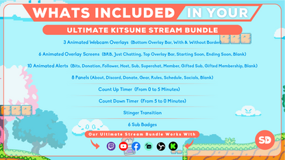 the ultimate stream package whats included in your package thumbnail kitsune stream designz