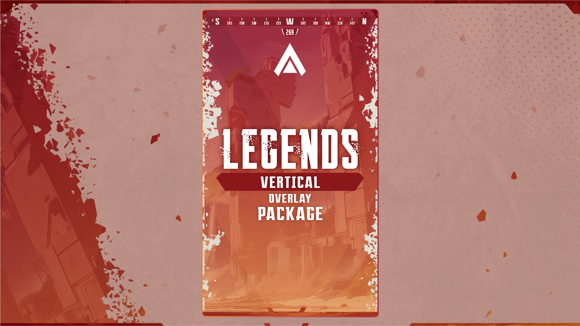 vertical stream overlay package thumbnail legends stream designz