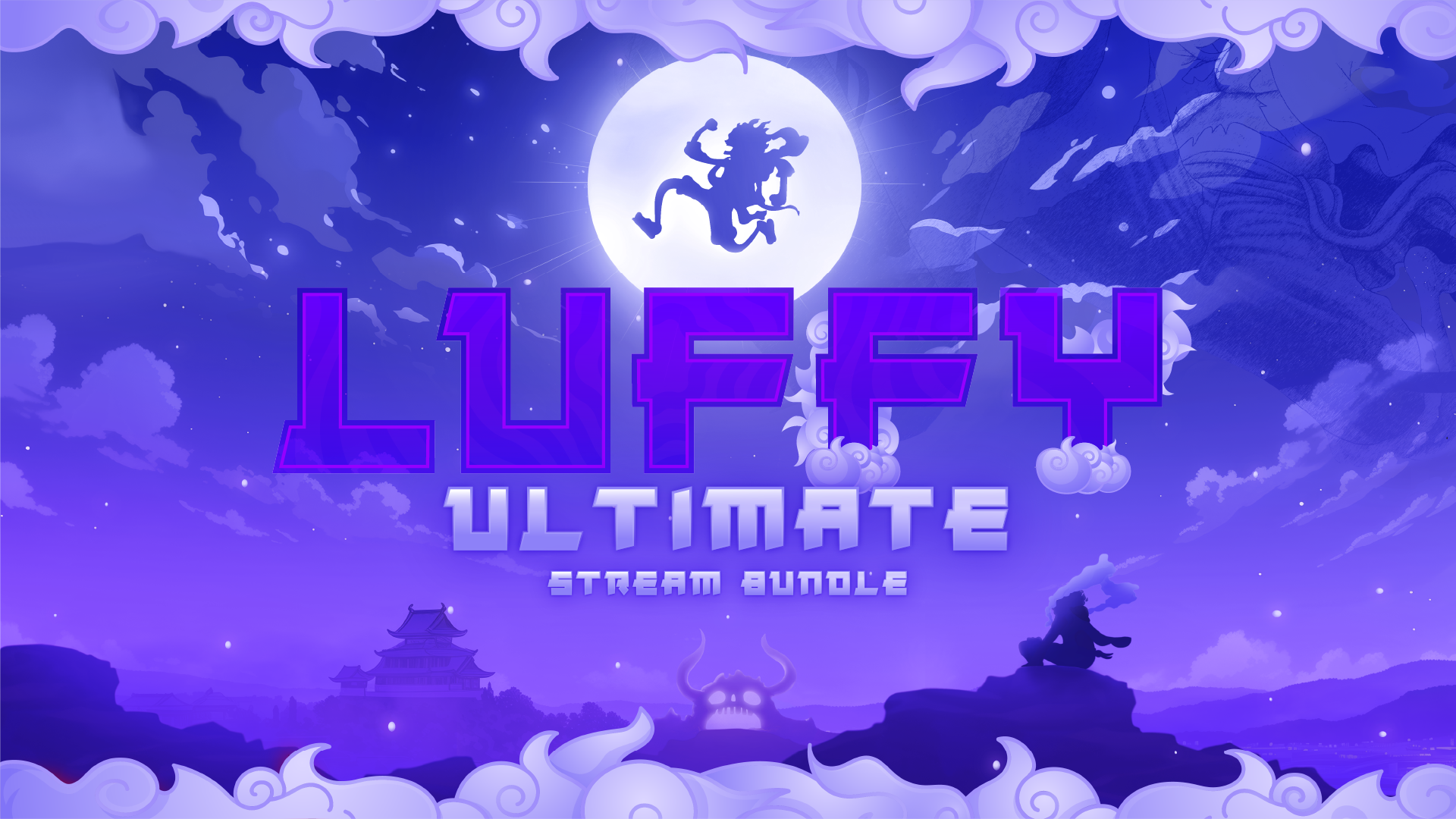 the ultimate stream bundle thumbnail luffy stream designz