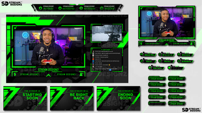 stream overlay package matrix feature image stream designz