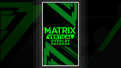 vertical stream overlay package thumbnail matrix stream designz