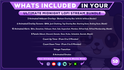 The Ultimate Stream Bundle - "Midnight Lofi"