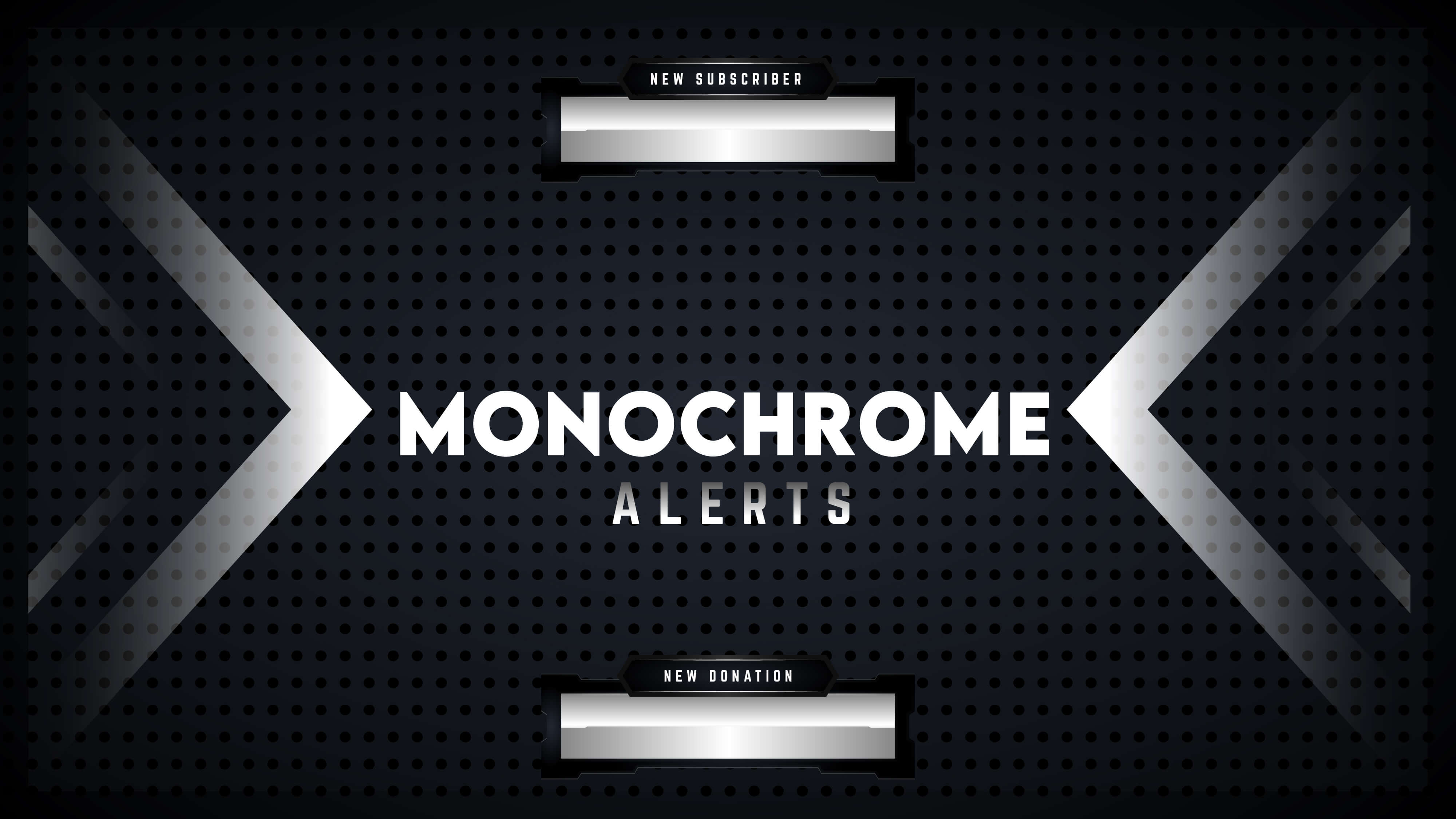 animated stream alerts monochrome thumbnail stream designz