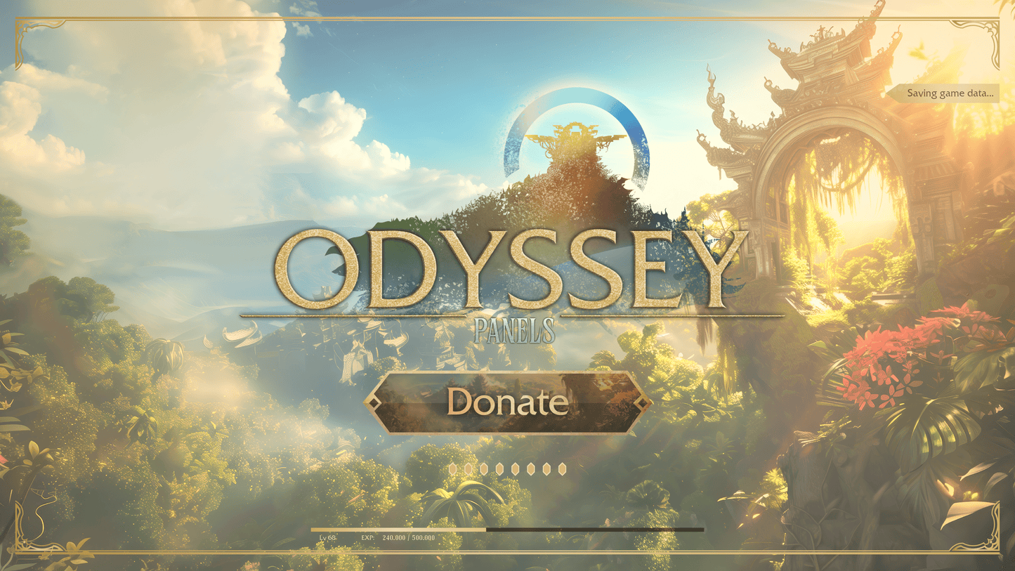 Twitch panels thumbnail odyssey stream designz