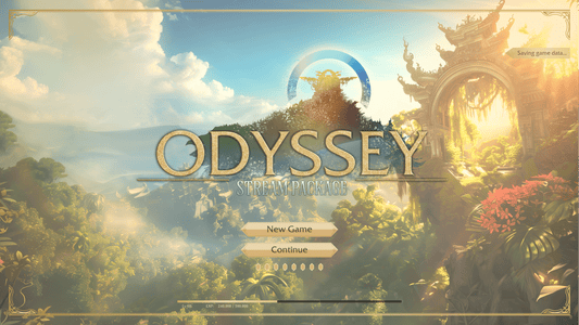 animated stream overlay package thumbnail odyssey stream designz