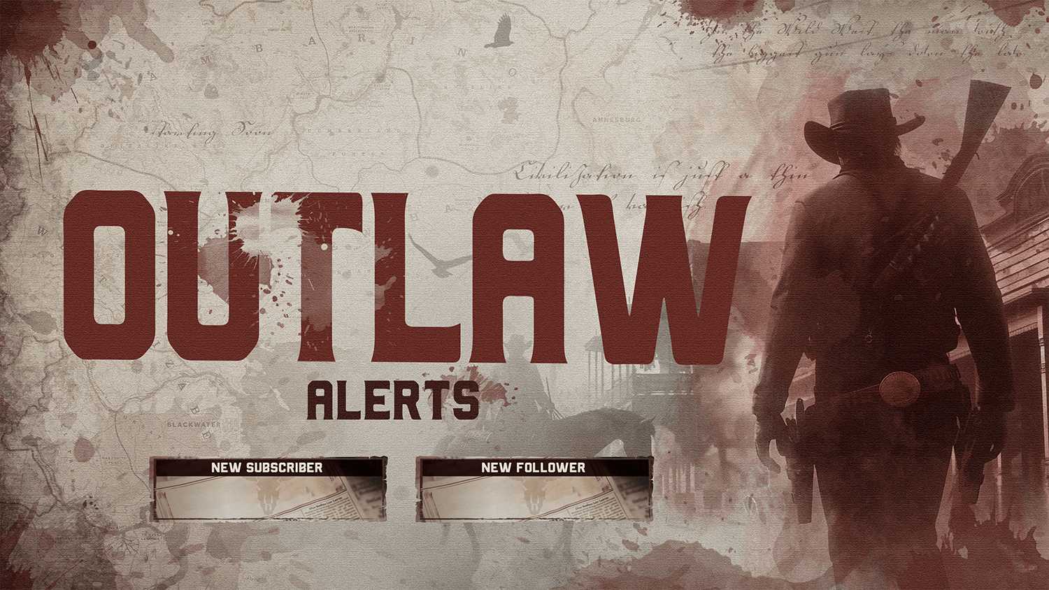 Animated stream alerts thumbnail outlaw stream designz