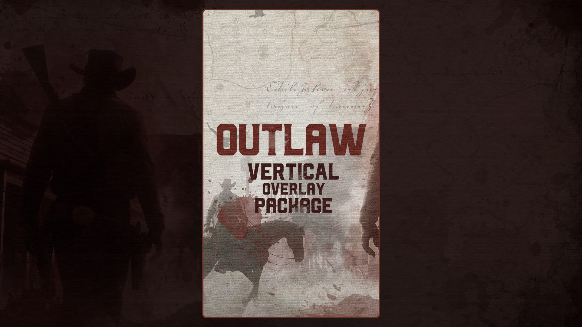 vertical stream overlay package thumbnail outlaw stream designz