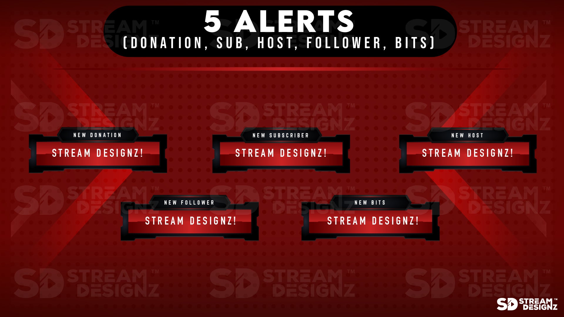 project zero animated stream alerts stream designz