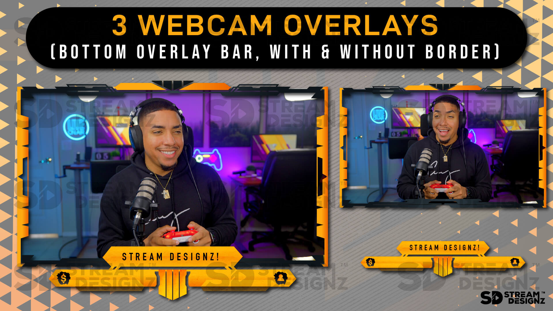 static Stream overlay package reload 3 webcam overlays stream designz