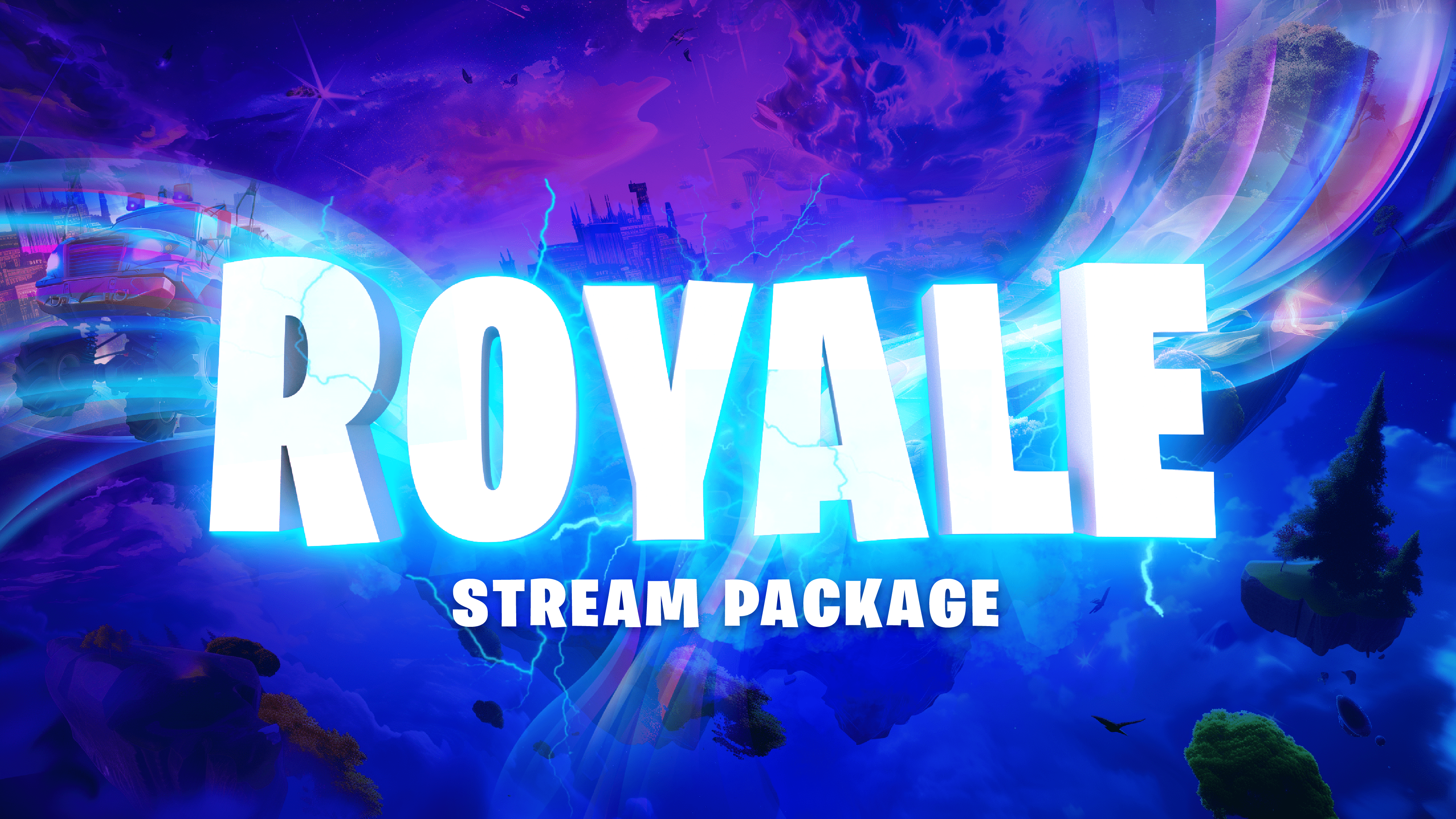 static stream overlay package thumbnail royale stream designz