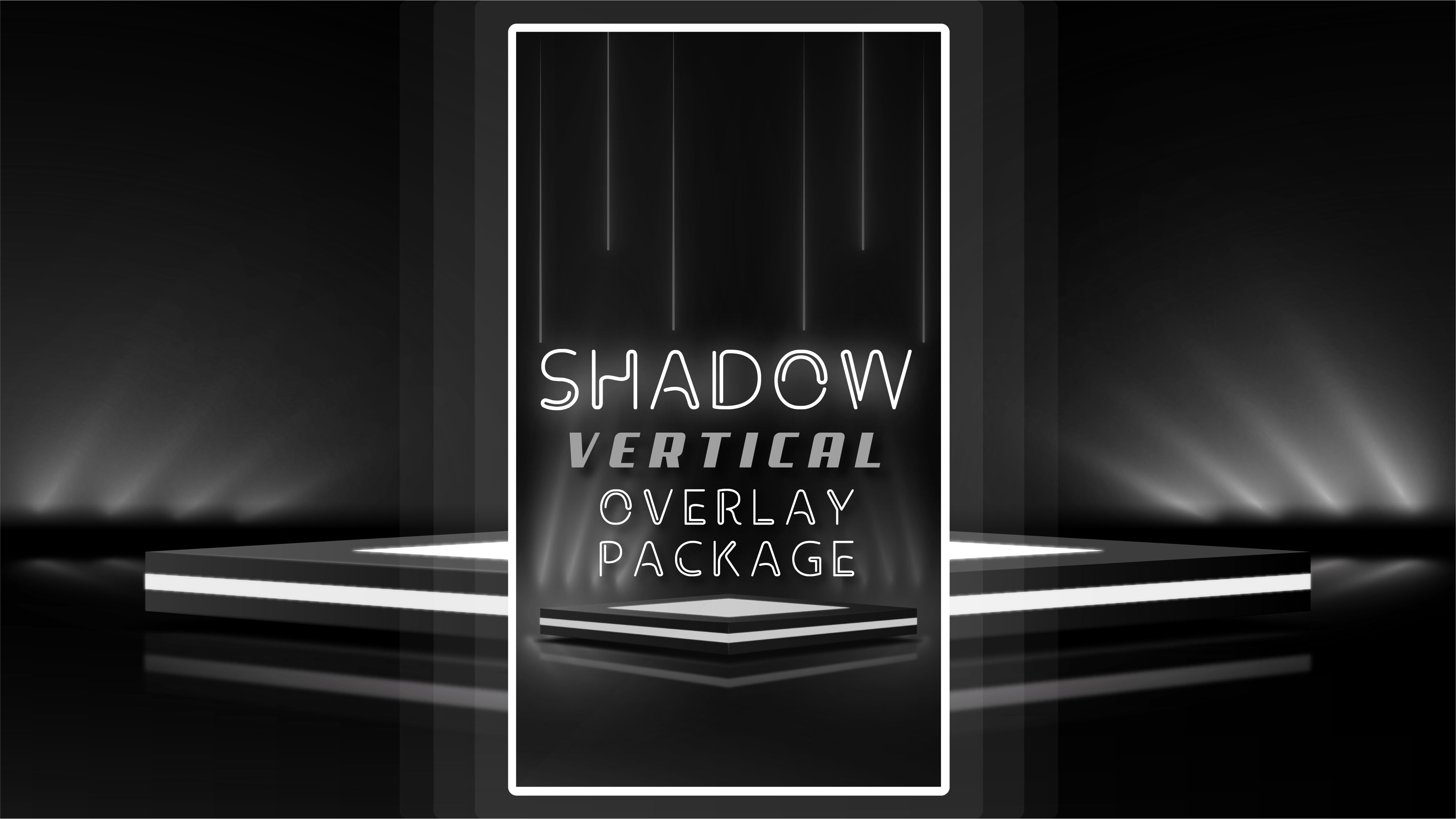 vertical stream overlay package thumbnail shadow stream designz