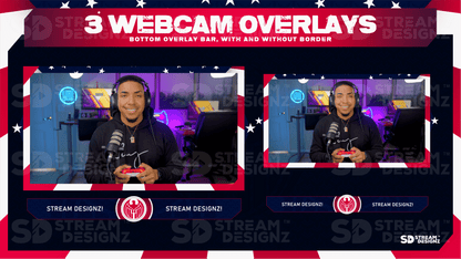 the ultimate stream package 3 webcam overlays skylander stream designz