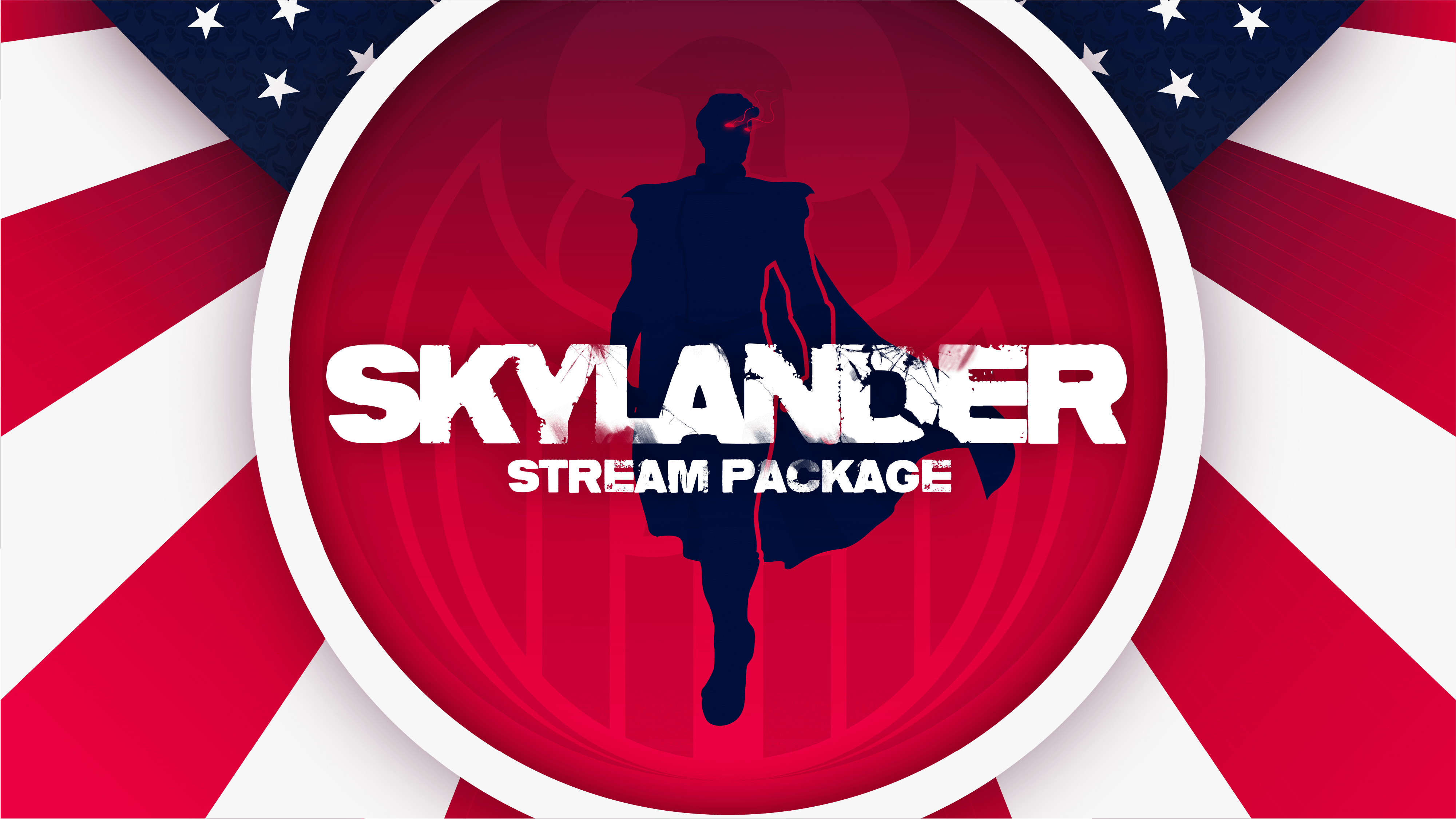 static stream overlay package thumbnail skylander stream designz