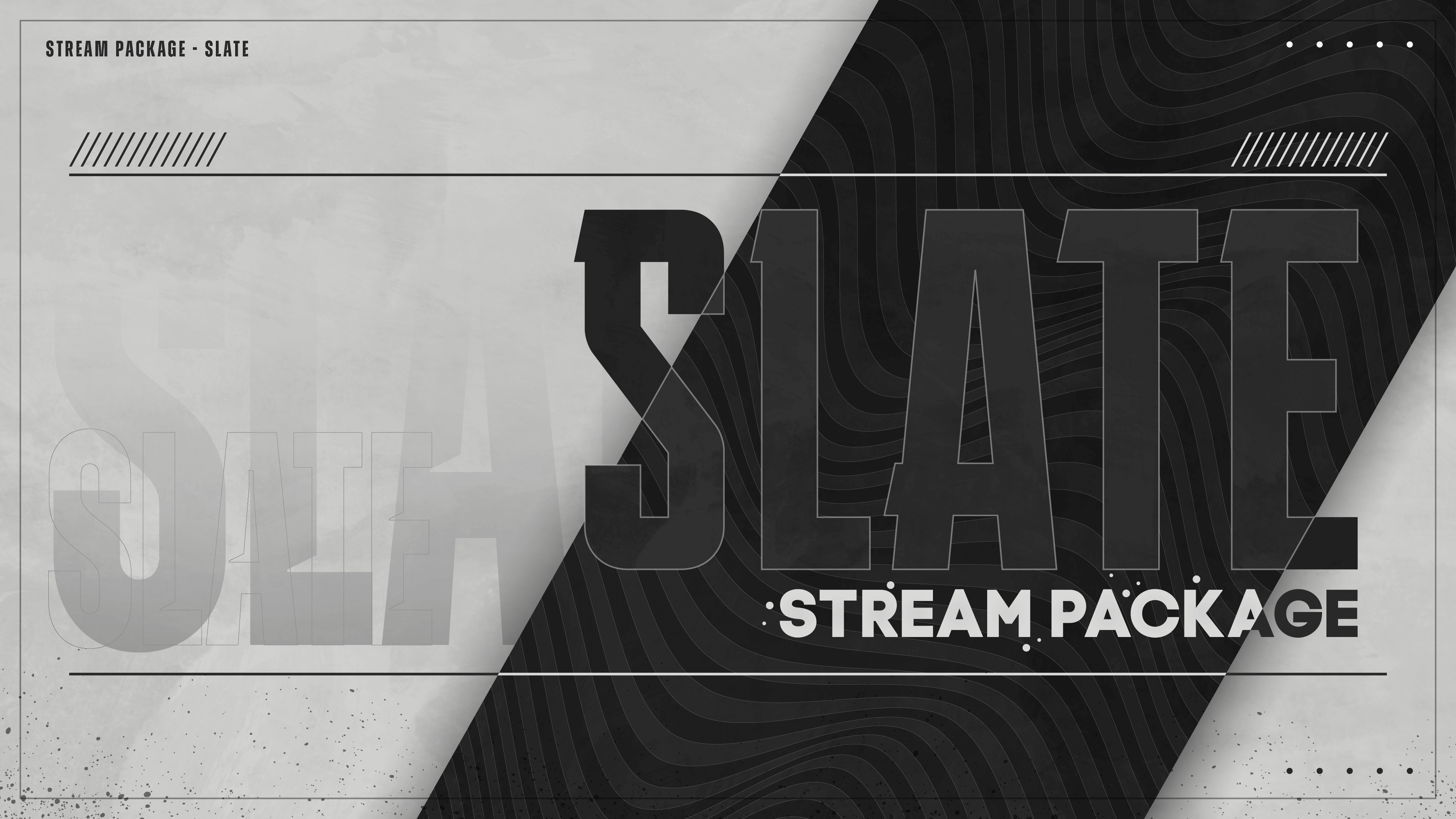 animated stream overlay package thumbnail slate stream designz