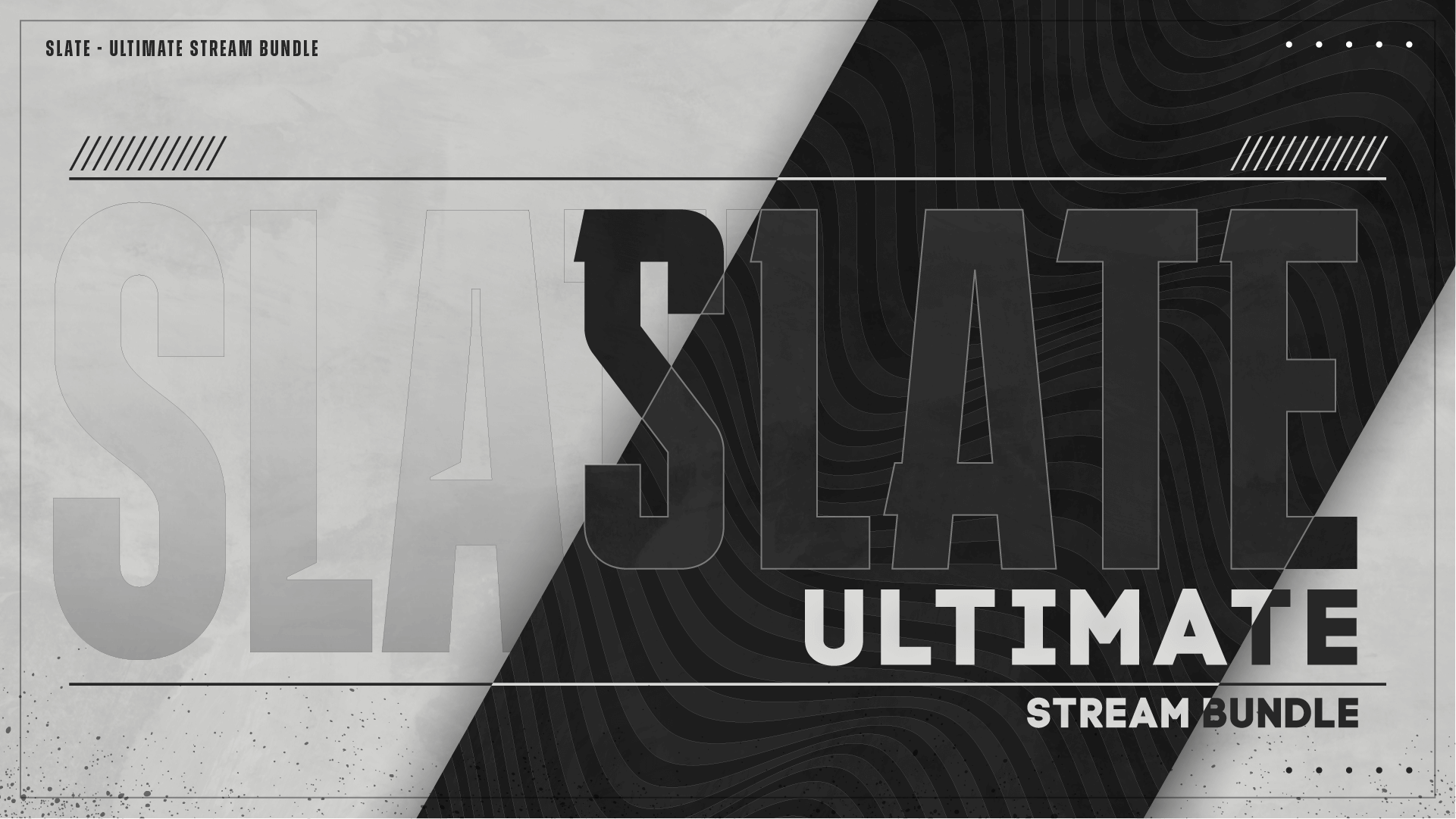 Ultimate stream package thumbnail slate stream designz