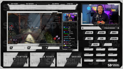 stream overlay package feature image slate stream designz