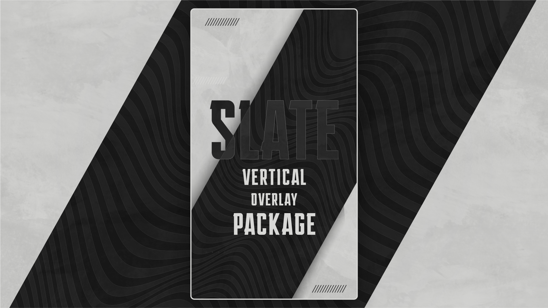 vertical stream overlay package thumbnail slate stream designz