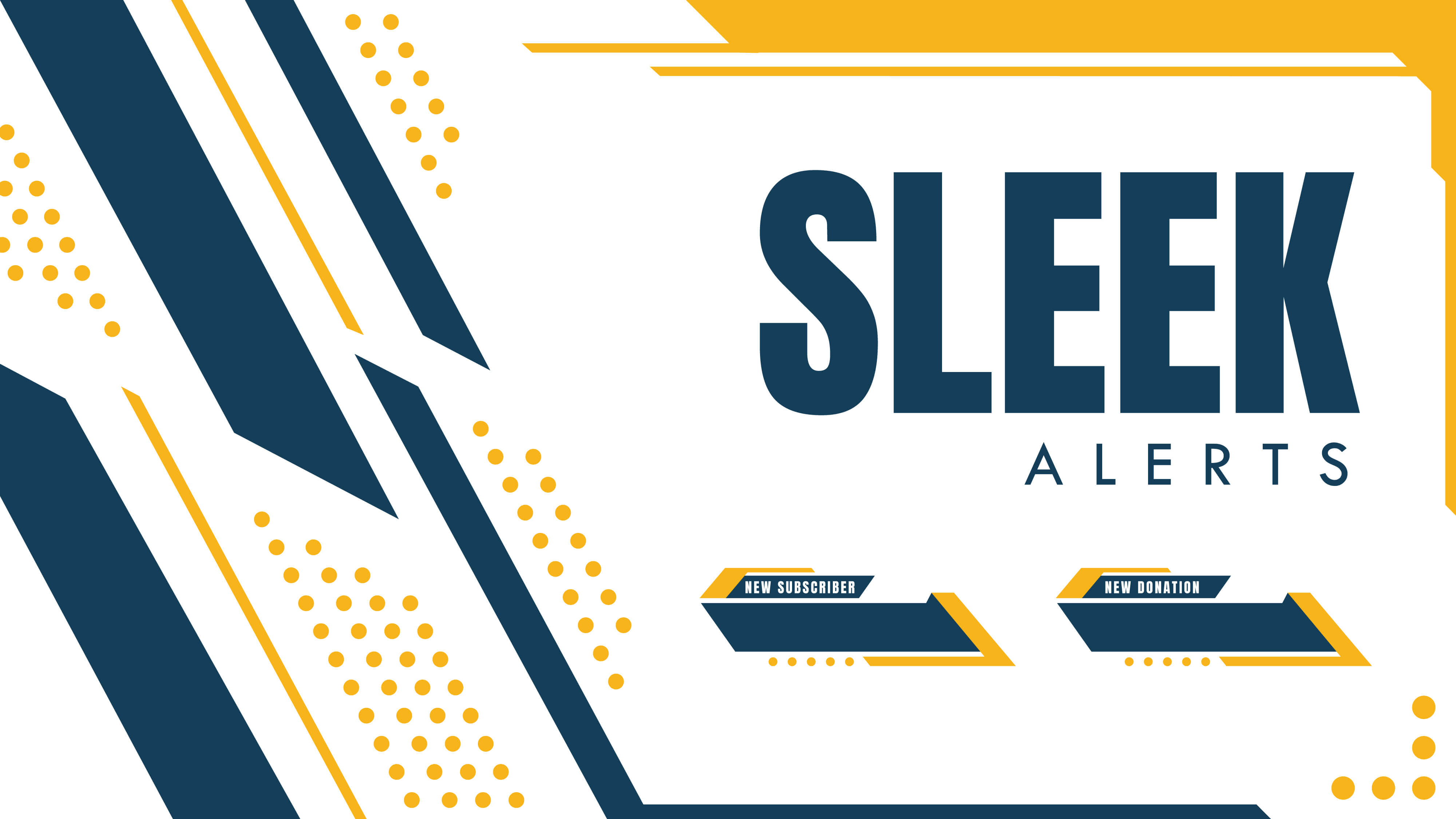 animated stream alerts sleek yellow and blue thumbnail stream designz