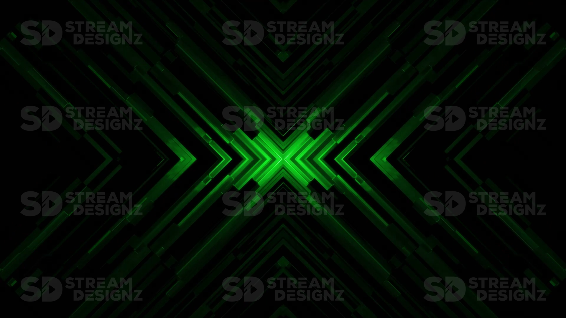 Stinger transition neon thumbnail stream designz