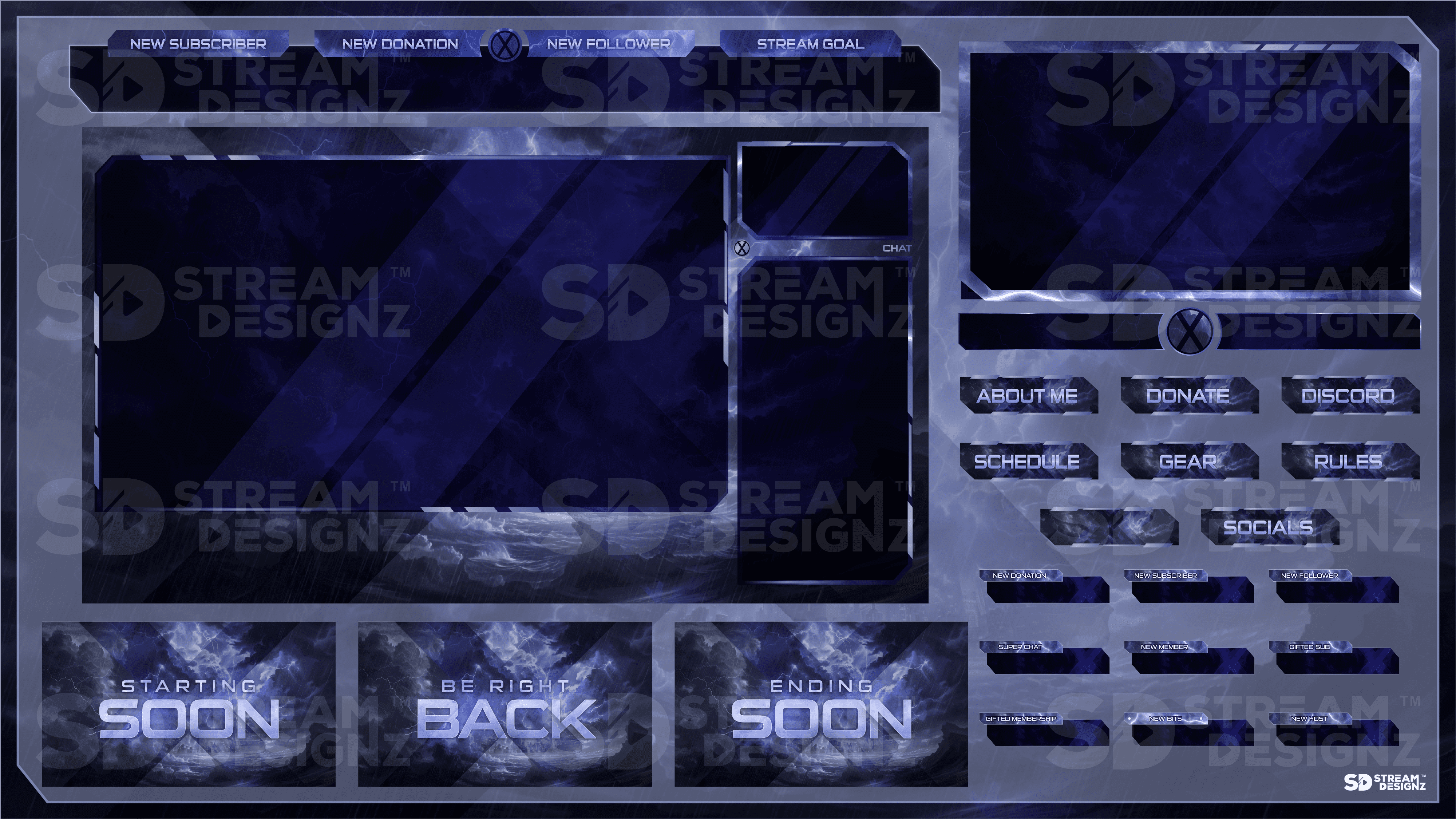 static stream overlay package feature image storm stream designz