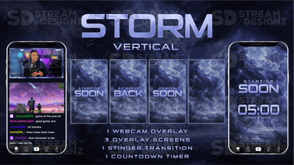 vertical stream overlay package feature image storm stream designz