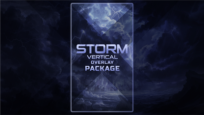 vertical stream overlay package thumbnail storm stream designz