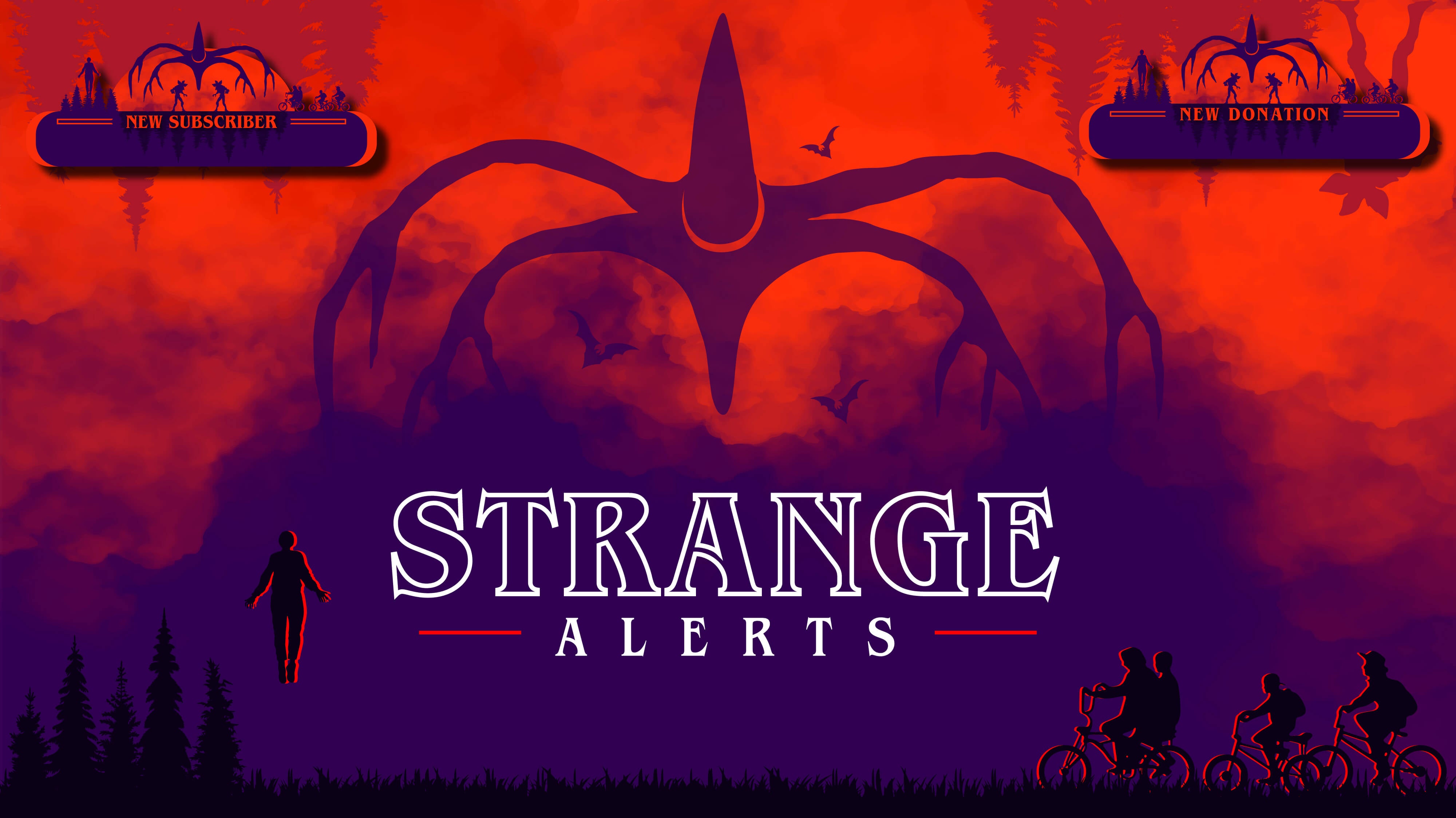 animated stream alerts strange thumbnail stream designz