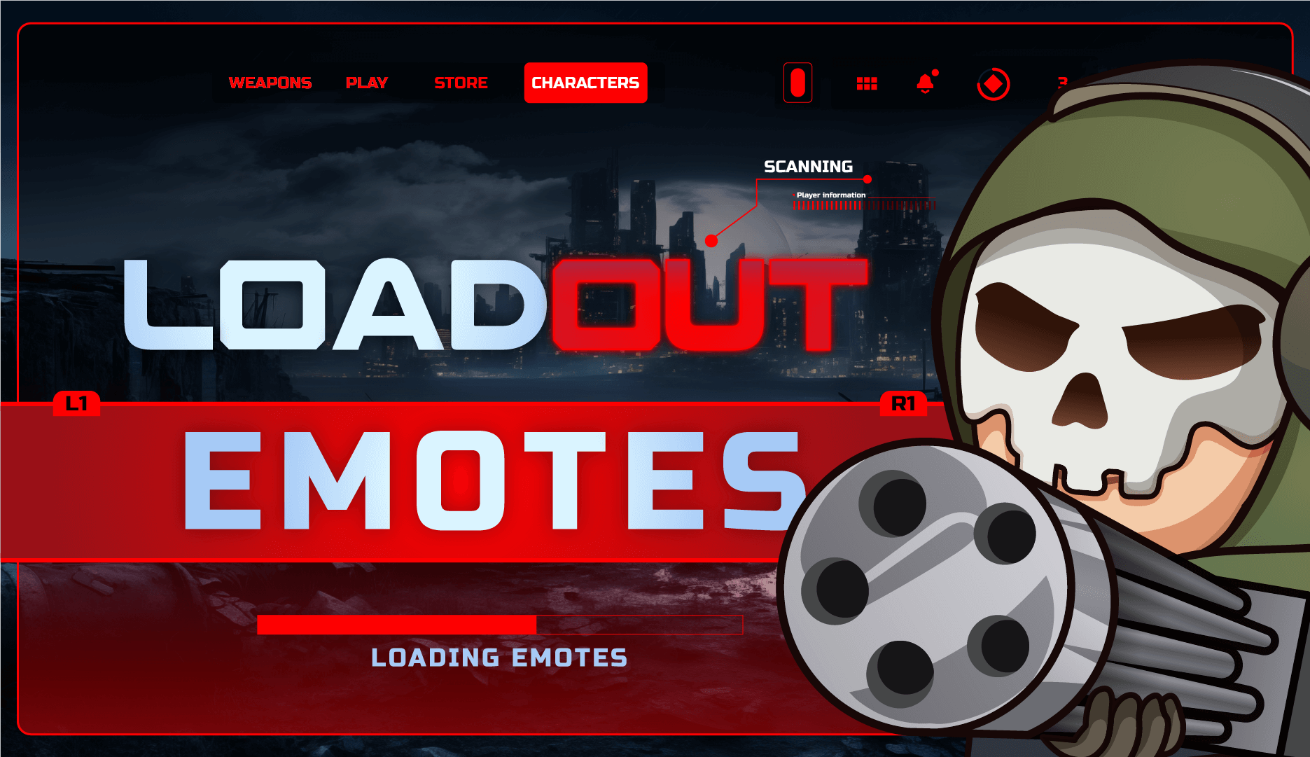 8 pack emotes thumbnail  loadout stream designz