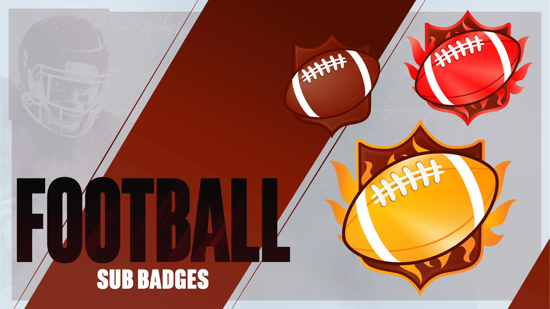 6 pack sub badges thumbnail football stream designz